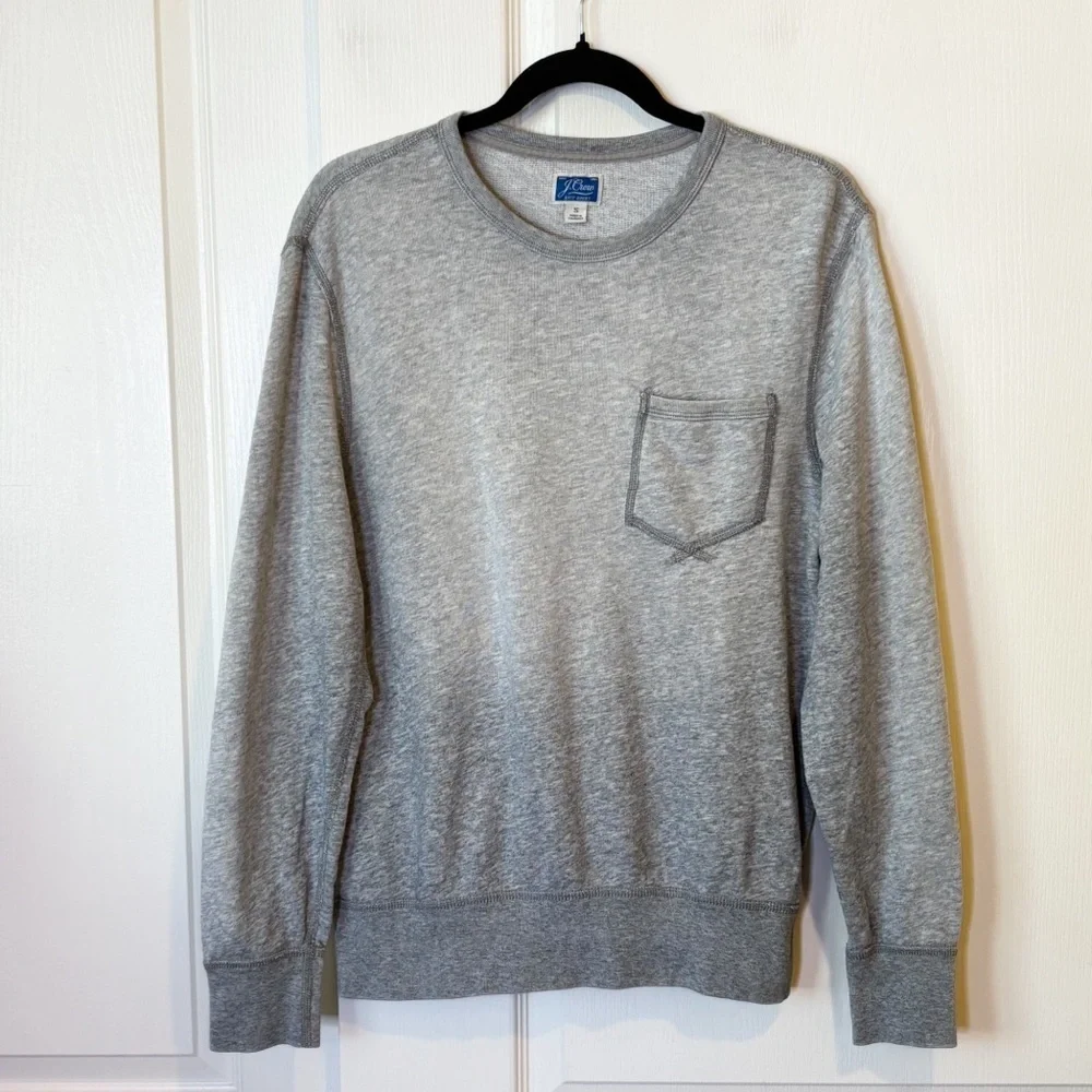 J. Crew Lightweight Sun-Faded French Terry Sweatshirt Men’s Small